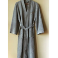 Gray Microfiber Spa Robe (Large/X-Large)